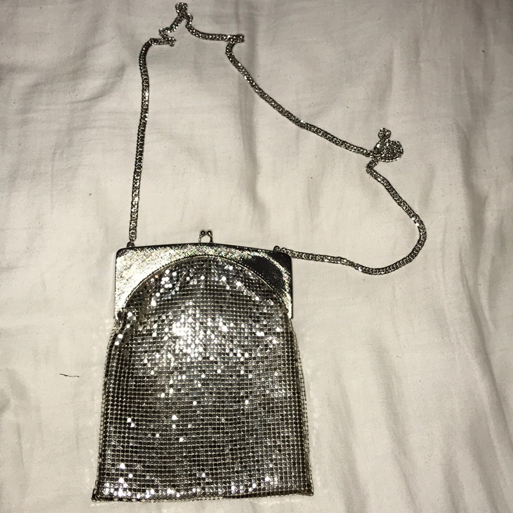 Vintage Chainmail Purse Silver